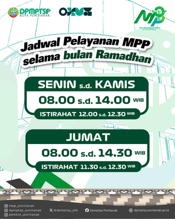 Jadwal Pelayanan MPP