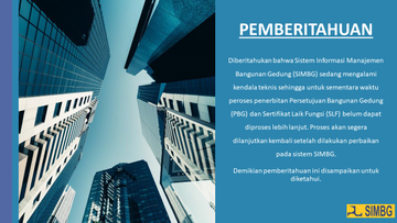 Pemberitahuan Gangguan Aplikasi Simbg